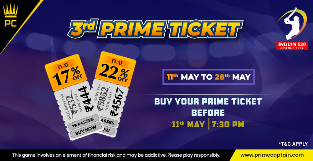 3rd Prime Ticket